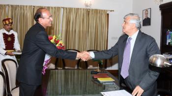 meeting with Dr. Krishan Kant Paul, Governor of Uttarakahand