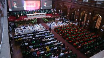 Convocation, Forest Research Institute, Deemed University, Dehra Dun on 04th October, 2017. 