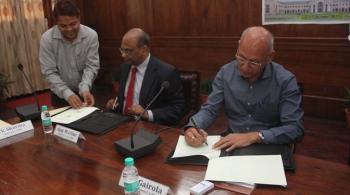 Signing between ICFRE, Dehra Dun and The Energy and Resources Institute (TERI), New Delhi