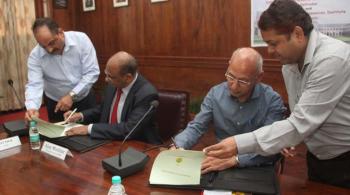 Signing between ICFRE, Dehra Dun and The Energy and Resources Institute (TERI), New Delhi