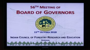 56th Meeting of Board of Governors held on 15th October, 2018 at MoEF&CC, New Delhi.