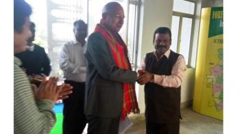 Visit of Director General, ICFRE at FRCLE, Agartala on  22nd  November, 2018