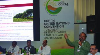 UNCCD COP-14 à¤®à¥‡à¤‚ à¤¦à¤¿à¤¨à¤¾à¤‚à¤• 13 à¤¸à¤¿à¤¤à¤‚à¤¬à¤°, 2019 à¤•à¥‹ à¤­à¤¾à¤°à¤¤à¥€à¤¯ à¤µà¤¾à¤¨à¤¿à¤•à¥€ à¤…à¤¨à¥à¤¸à¤‚à¤§à¤¾à¤¨ à¤”à¤° à¤¶à¤¿à¤•à¥à¤·à¤¾ à¤ªà¤°à¤¿à¤·à¤¦ à¤¦à¥à¤µà¤¾à¤°à¤¾ à¤†à¤¯à¥‹à¤œà¤¿à¤¤ à¤µà¤¨ à¤µà¤¨ à¤­à¥‚à¤®à¤¿ à¤•à¥€ à¤•à¤Ÿà¤¾à¤ˆ à¤”à¤° à¤¸à¤‚à¤¯à¥‹à¤œà¤¨ à¤®à¤°à¥à¤¸à¥à¤¥à¤²à¥€à¤•à¤°à¤£ à¤•à¥‡ à¤¸à¤¾à¤‡à¤¡ à¤ˆà¤µà¥‡à¤‚à¤Ÿ à¤•à¥€ à¤à¤•